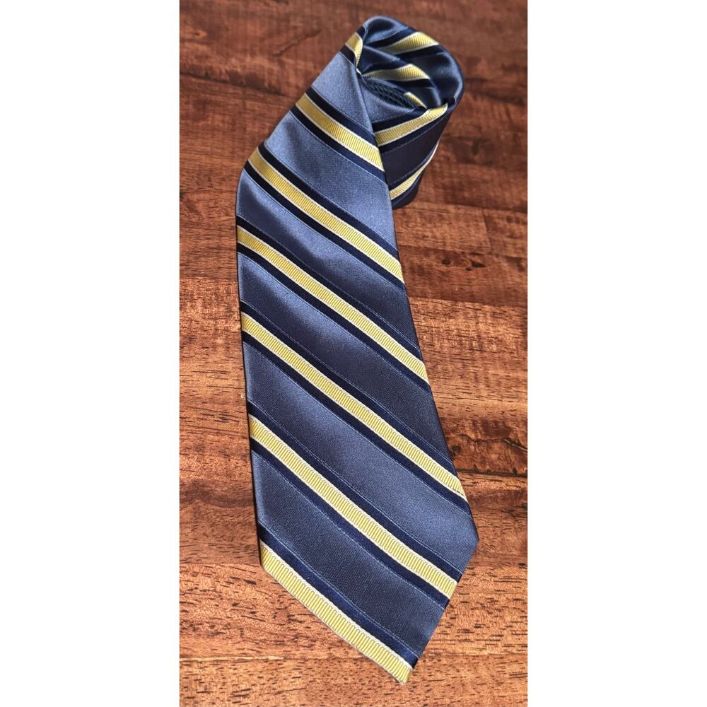 Tommy Hilfiger Men’s Tie Blue / Yellow (59 x 3.75 in)